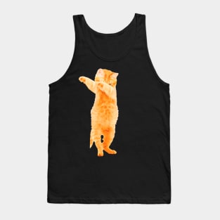 Dabbing Cat Kitten Funny Dab Dance Kitty Funny Gift Tank Top